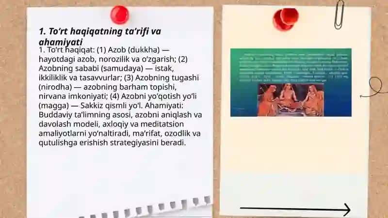 Buddaviylikdagi toʻrt haqiqat 3