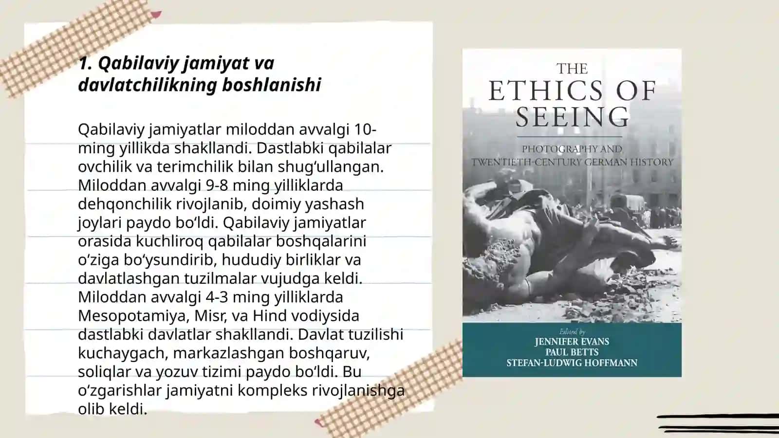 Qabilaviy jamiyat va davlatchilikning boshlanishi 3