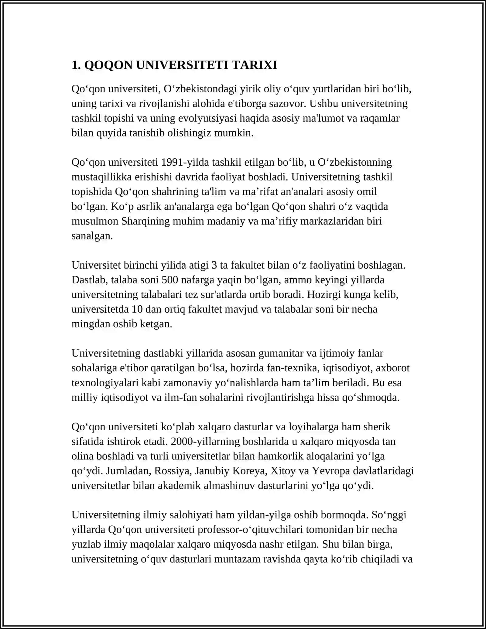 QOQON UNIVERSITY ANDIJON FILIALI 3