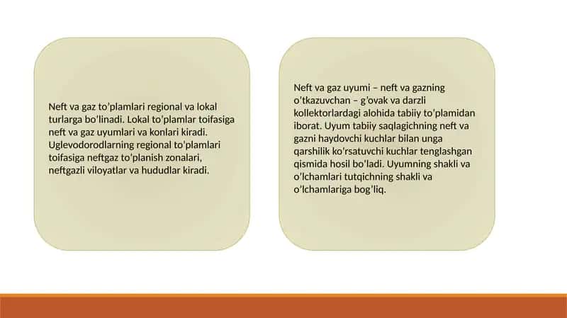 Neft va gaz uyumlarining genetik turlari. 3