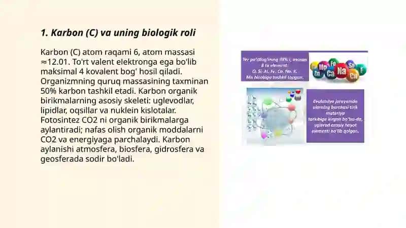 Biogen elementlar 3