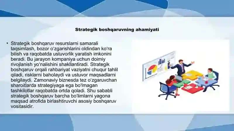 Strategiya va raqobat ustunligi 3