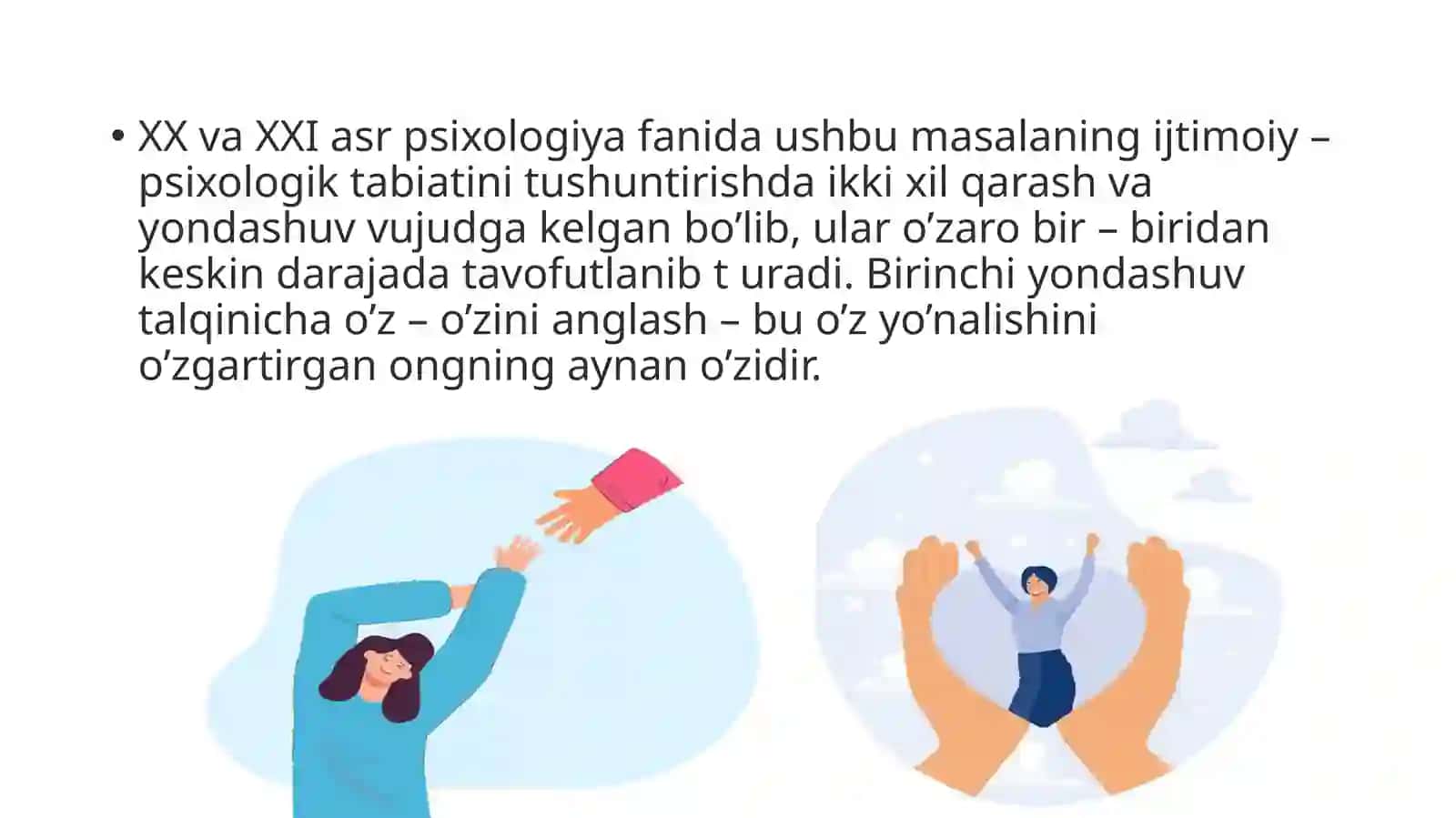 O‘zini o‘zi anglash psixologiyasi 3