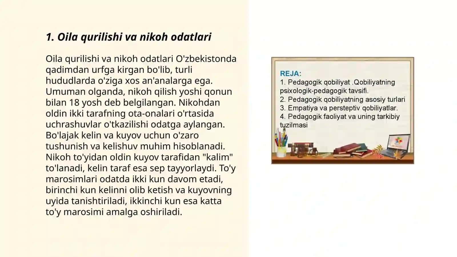 Xalq pedagogikasida milliy urf-odatlar, an'analar udumlar 3