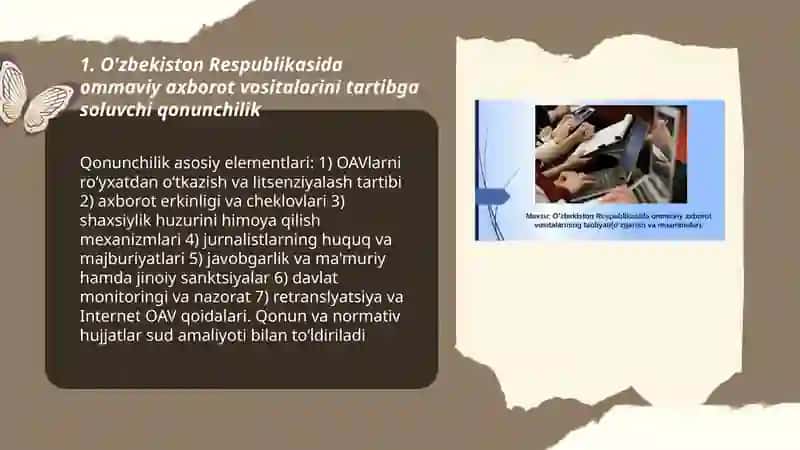 O'zbekiston Respublikasida ommaviy axborot vositalarining faoliyati 3