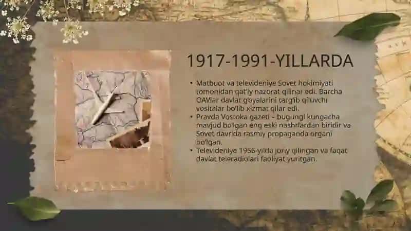 O'zbekiston Respublikasida ommaviy axborot vositalarining holati 3
