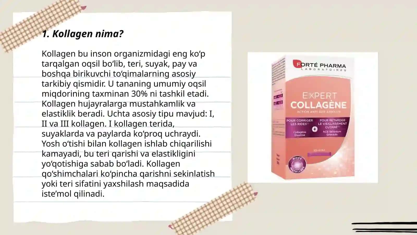 Kollagen haqida tuliq ma’lumot 3