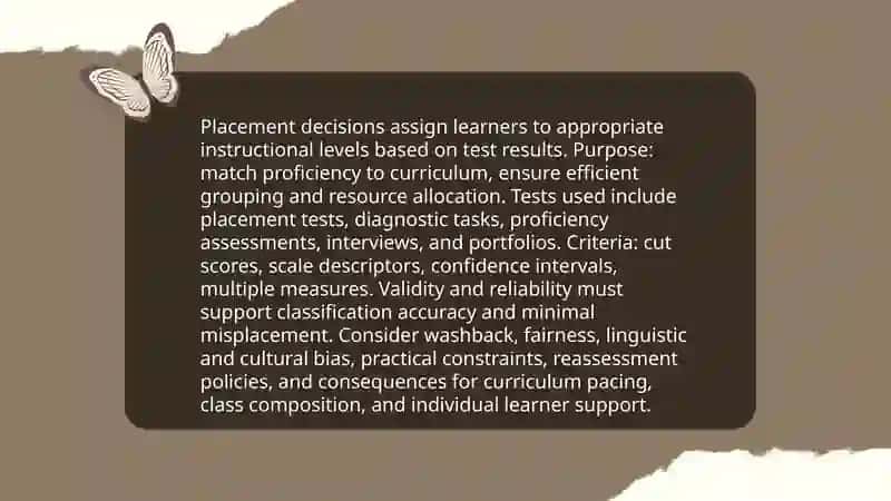 Functions of language testing 3