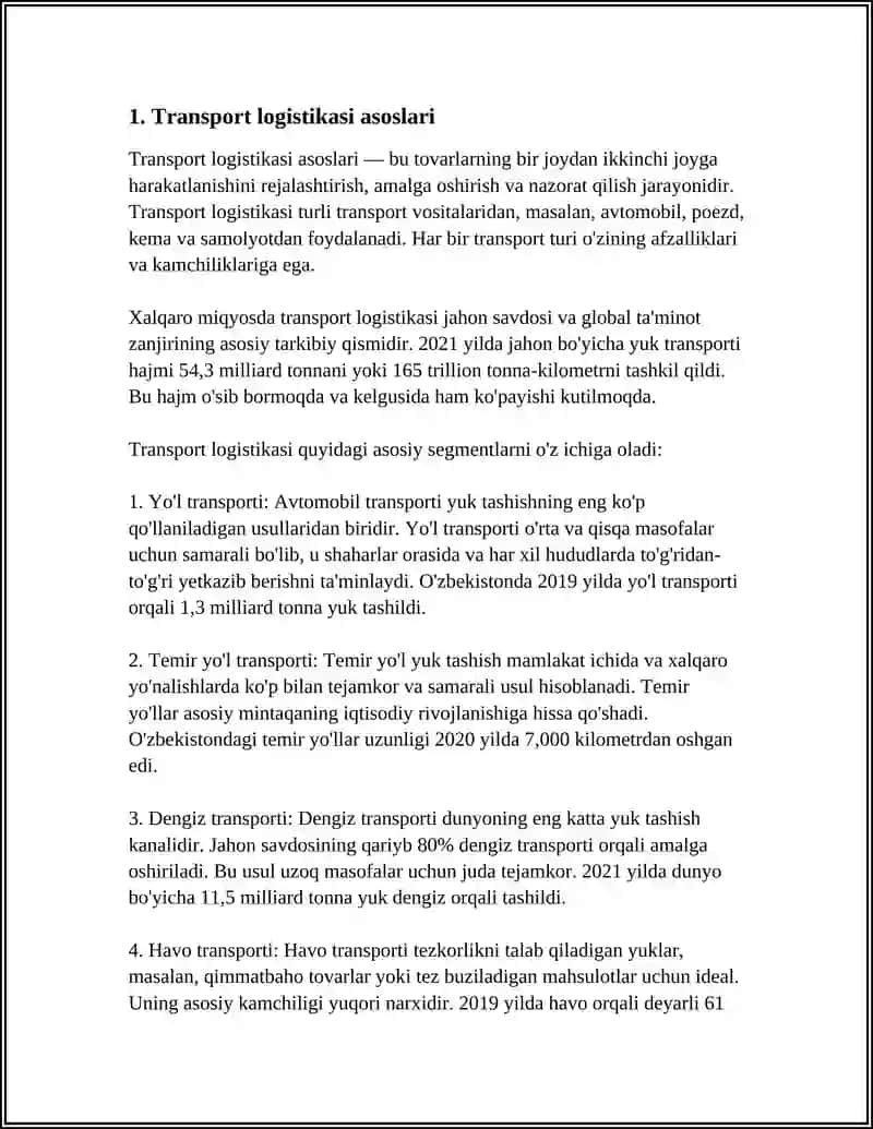 Transport logistikasi 3