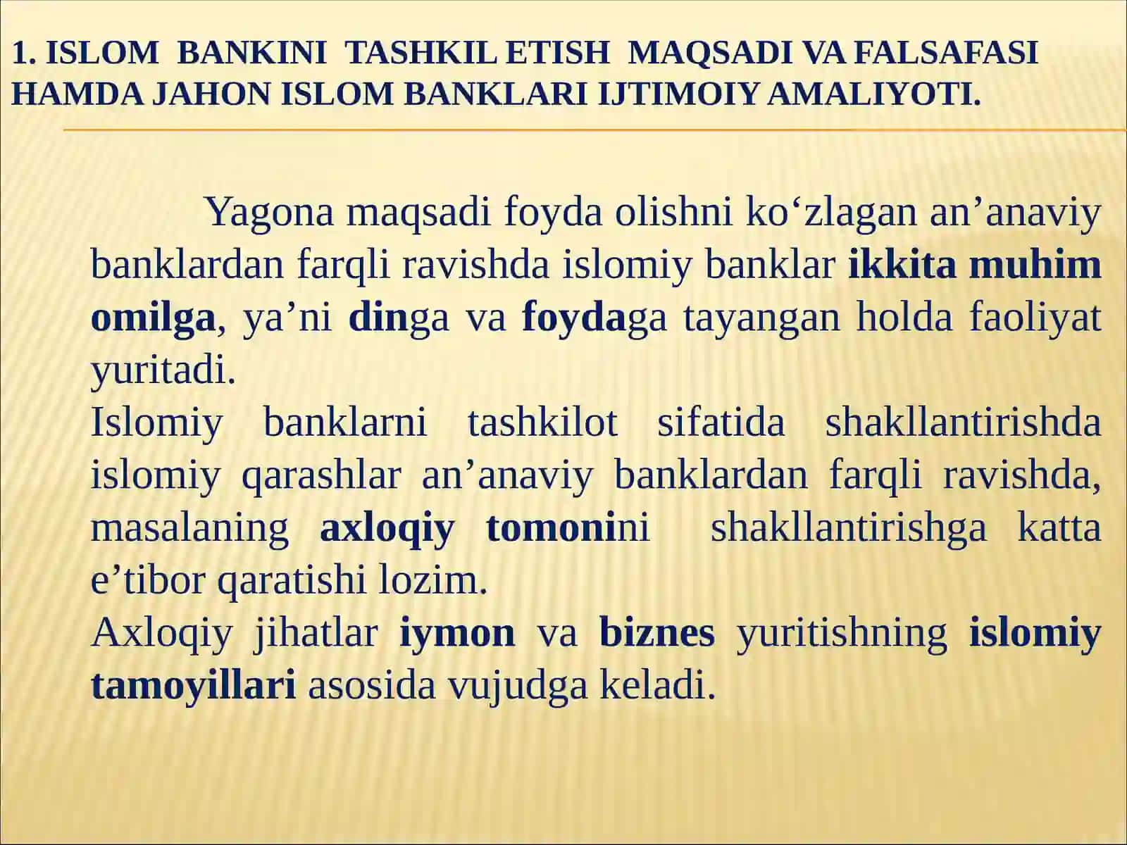 Islom banklarining yaratilishi 3