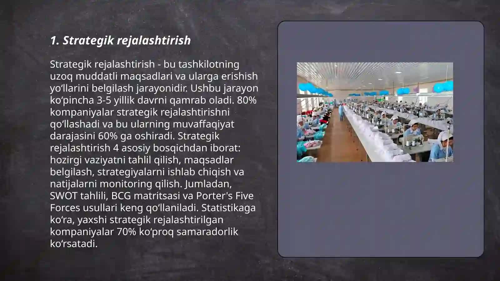 Korxona boshqaruv usullari 3