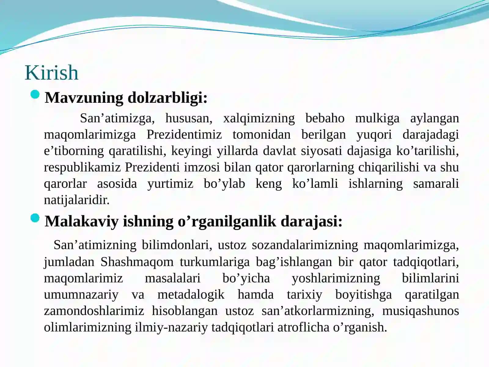 “Qashqarcha” asarini 3-sinf o’quvchilariga o’rgatish uslubi 3