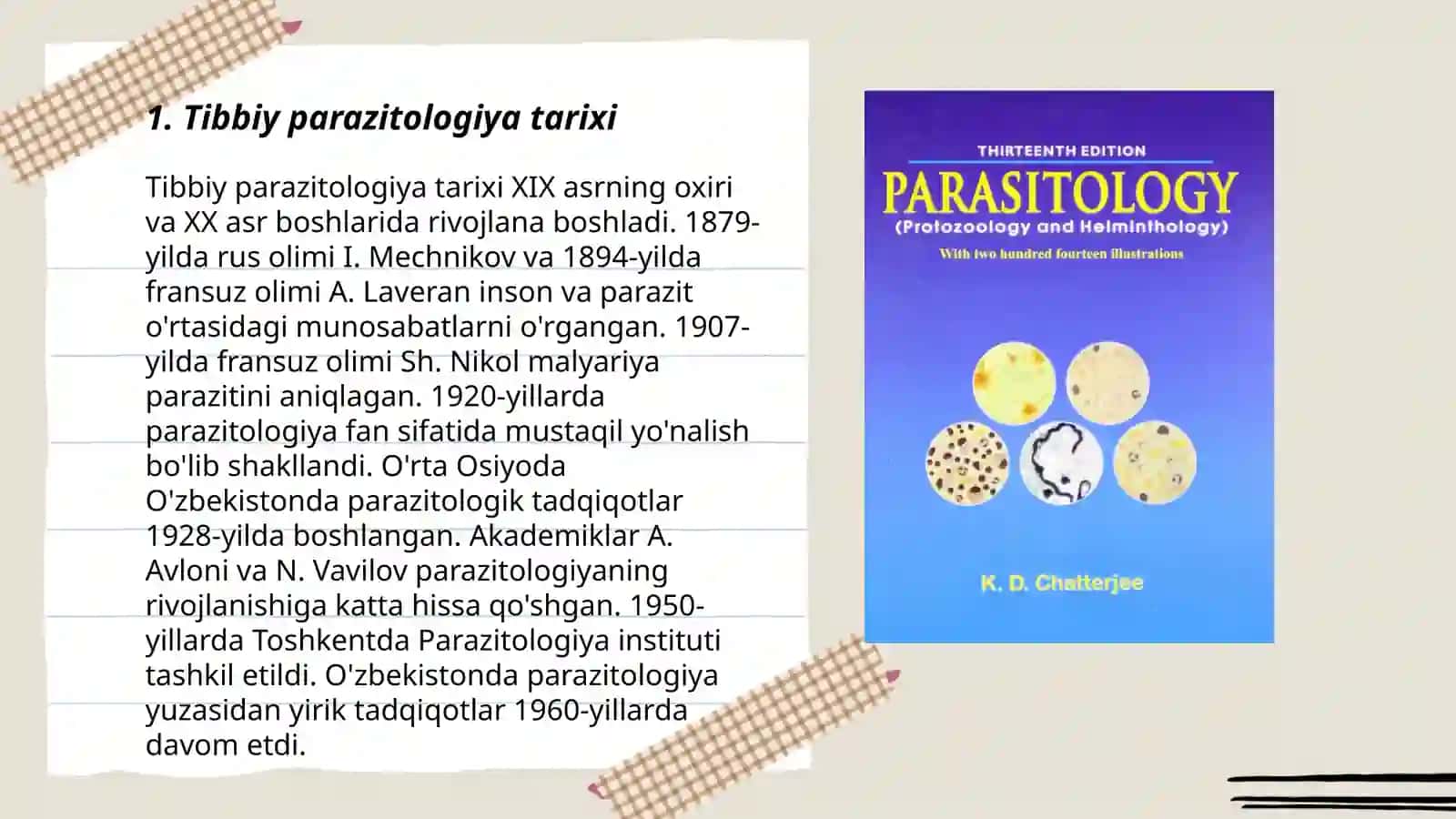 Tibbiy parazitalogiya va araxnantamalogiya 3