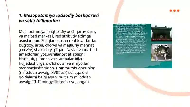 Qadimgi dunyo iqtisodiy taʼlimotlar 3