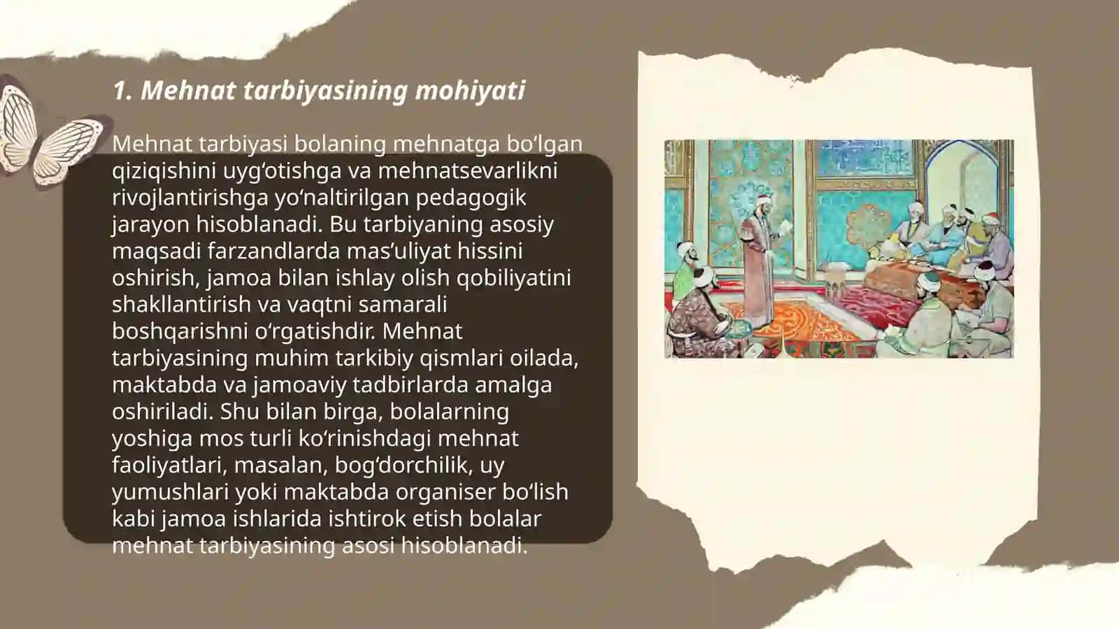 Mutafakkirlar merosida mehnat tarbiyasi 3