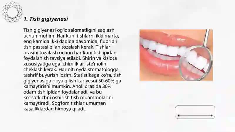Tishlarni parvarishlash 3