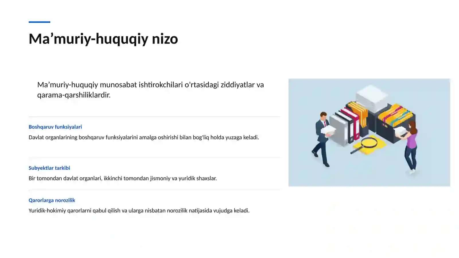 Ma’muriy yustitsiya 3