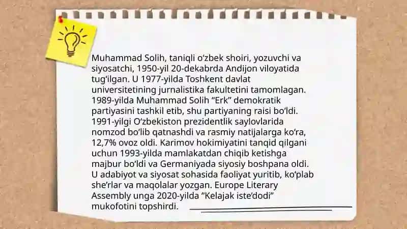 Muhammad Solih hayoti va ijodi 3