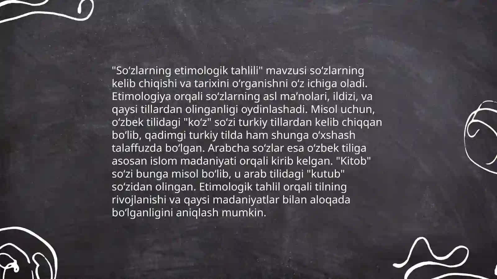 Soʻzlarning etimologik kelib chiqishi 3