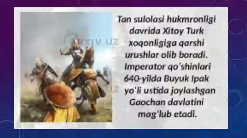 Tan sulolasi bilan urush 3