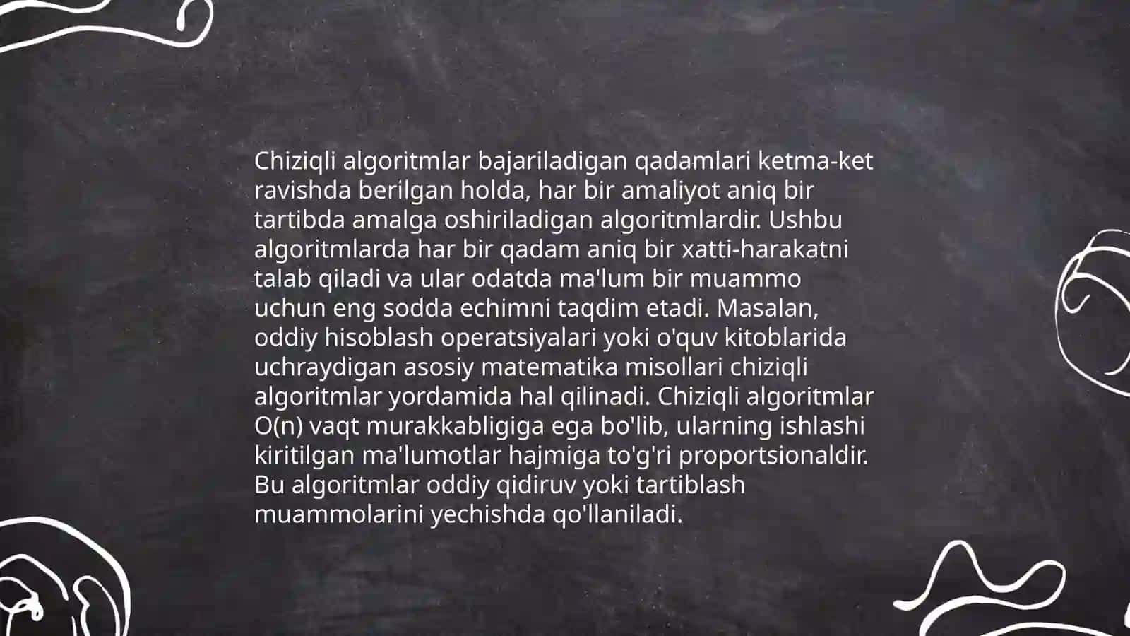 Algoritm turlari va tasvirlash usullari 3