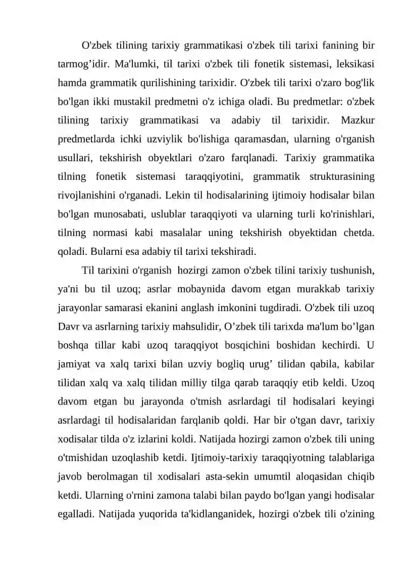 OʻZBEK TILINING TARIXIY GRAMMATIKASI 3