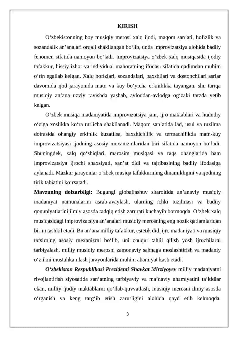 O’zbek xalq musiqasida improvizatsiya anʼanalari 3