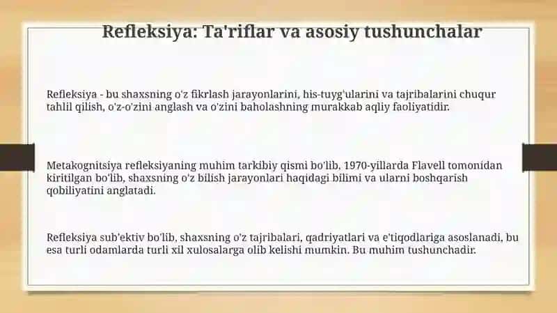 Refleksiya 3