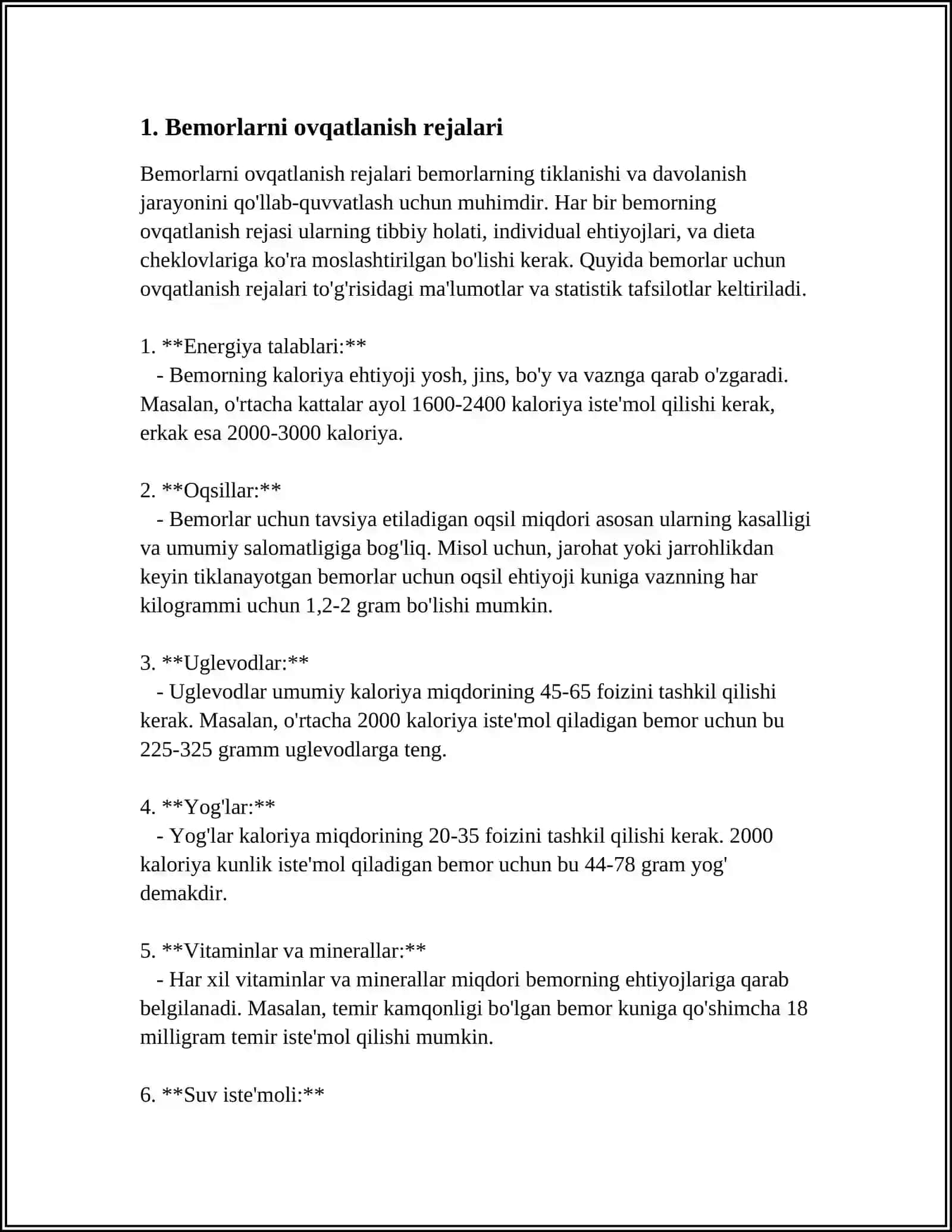 BEMORLARNI OVQATLANISHINI TASHKIL ETISH VA OVQATLANTIRISH SIFATINI GIGIYENIK NAZORATI 3