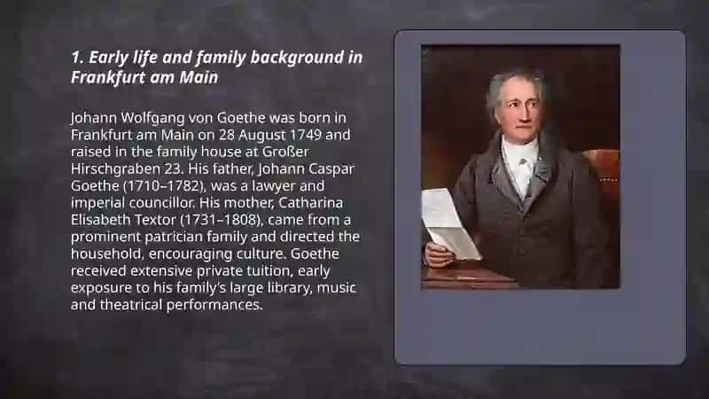 The life and work of Johann Wolfgang von Goethe 3