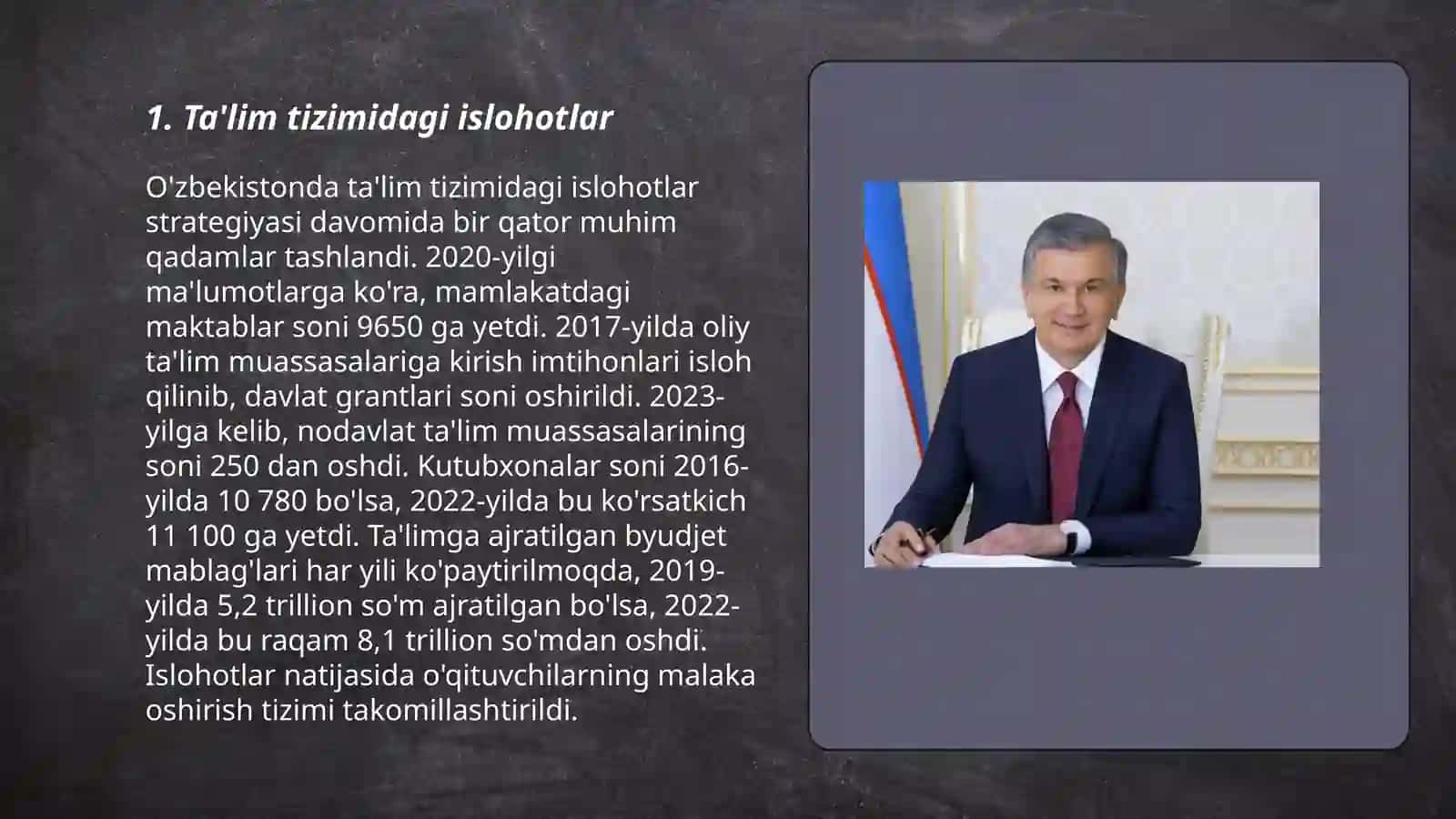 Ta'lim tizimidagi islohotlar 3
