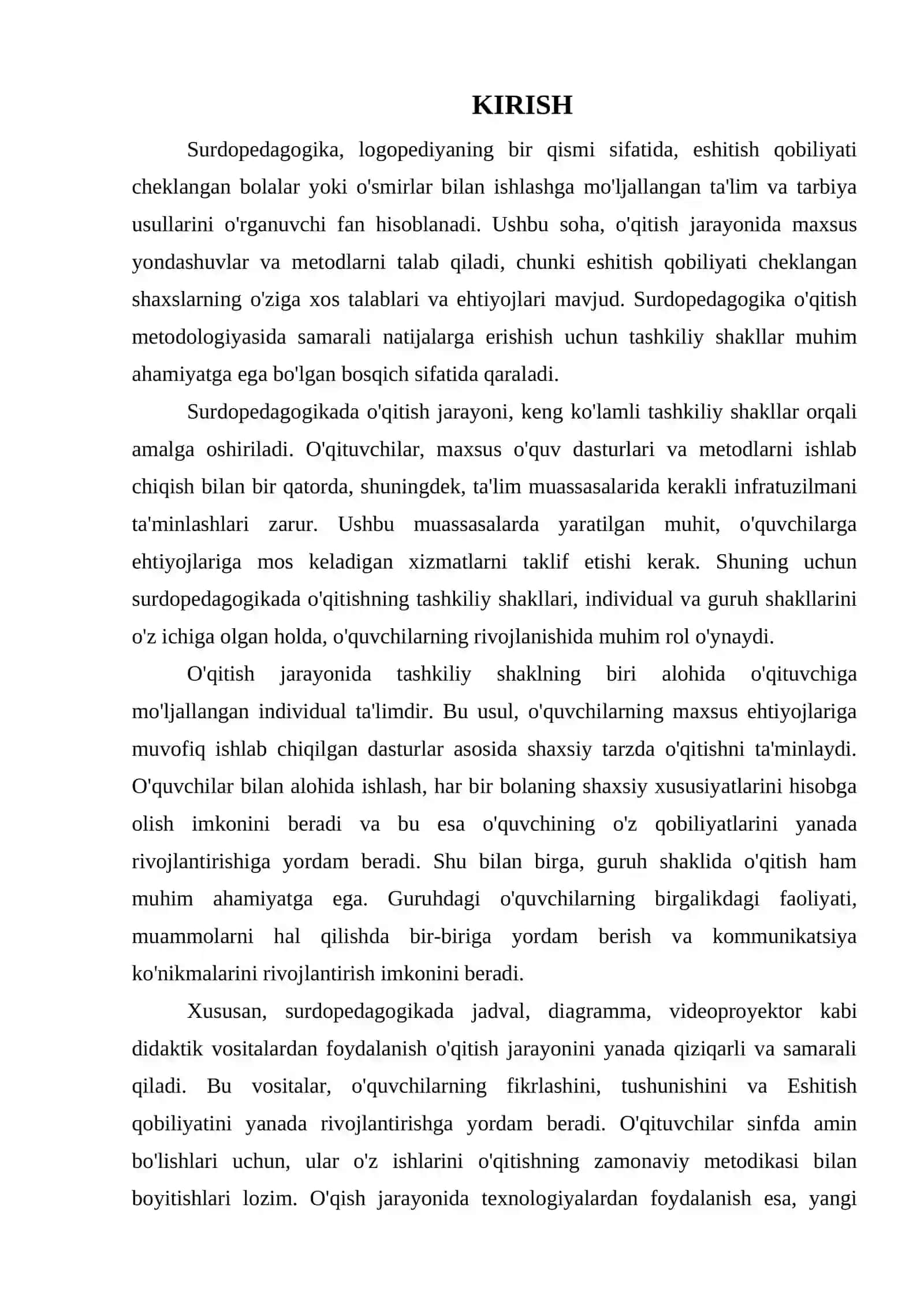 SURDOPEDAGOGIKADA O'QITISHNING TASHKILIY SHAKLLARI 3