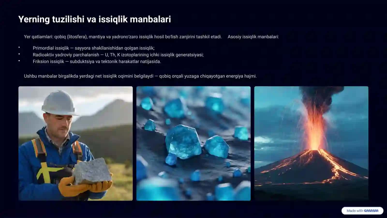 Yerning Issiqlik Oqimi Global Energiya O'zani 3