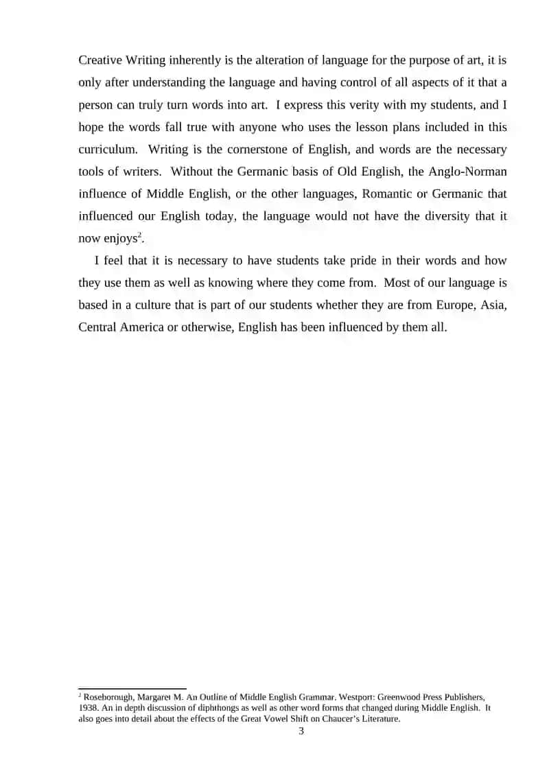 THE CHARACTERISTIC FEATURES AND REASONS FOR VOWEL CHANGING 3