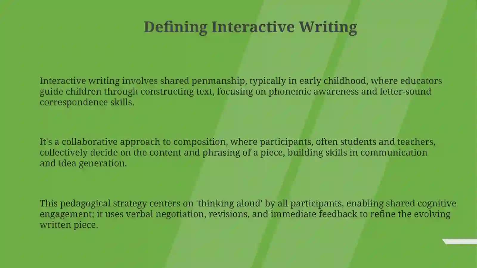 Interactive Writing 3