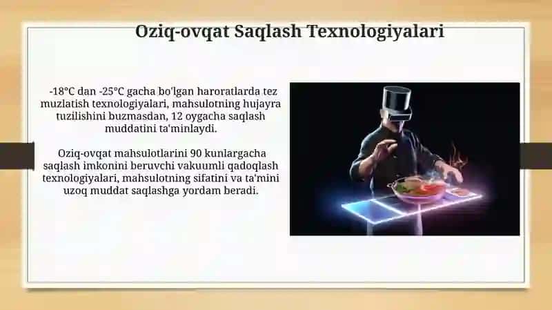 Oziq-ovqat Saqlash Texnologiyalari 3