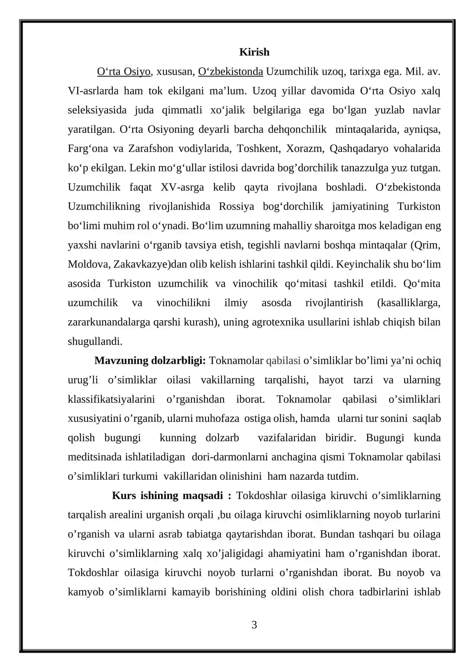 “TOKNAMOLAR QABILASI” 3