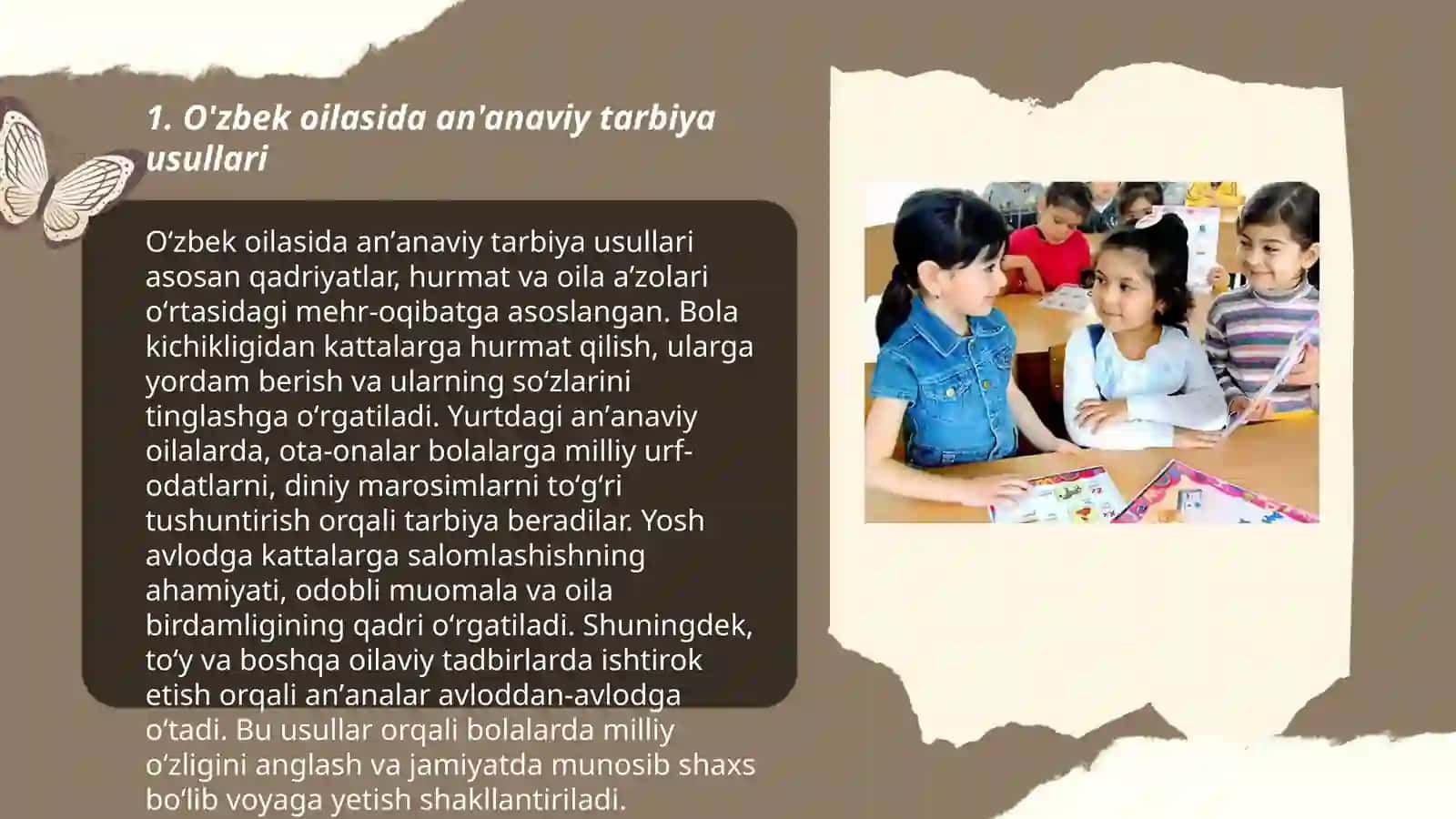 O'zbek oilasida an'anaviy tarbiya usullari 3