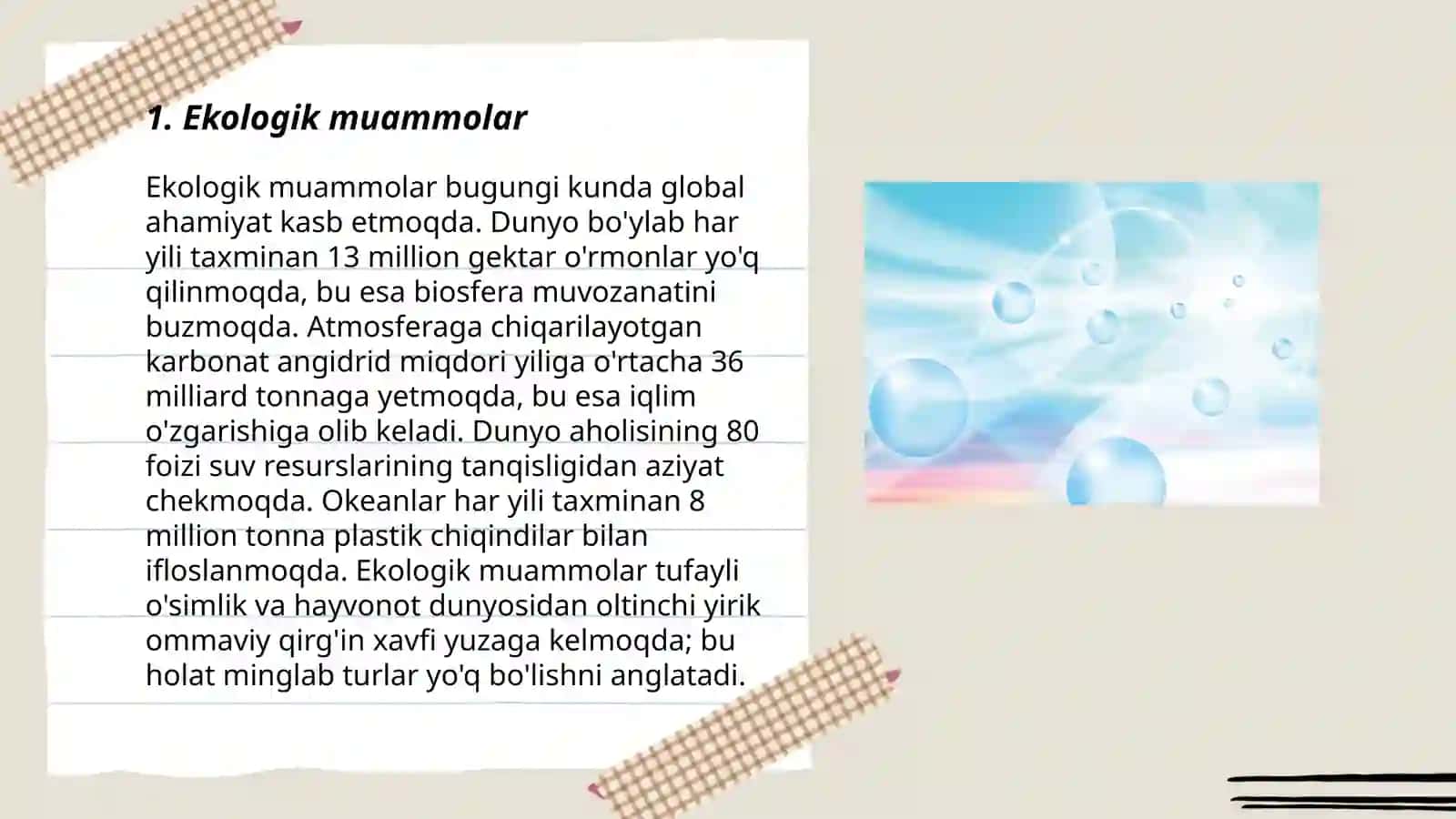 Ekologik muammolar 3
