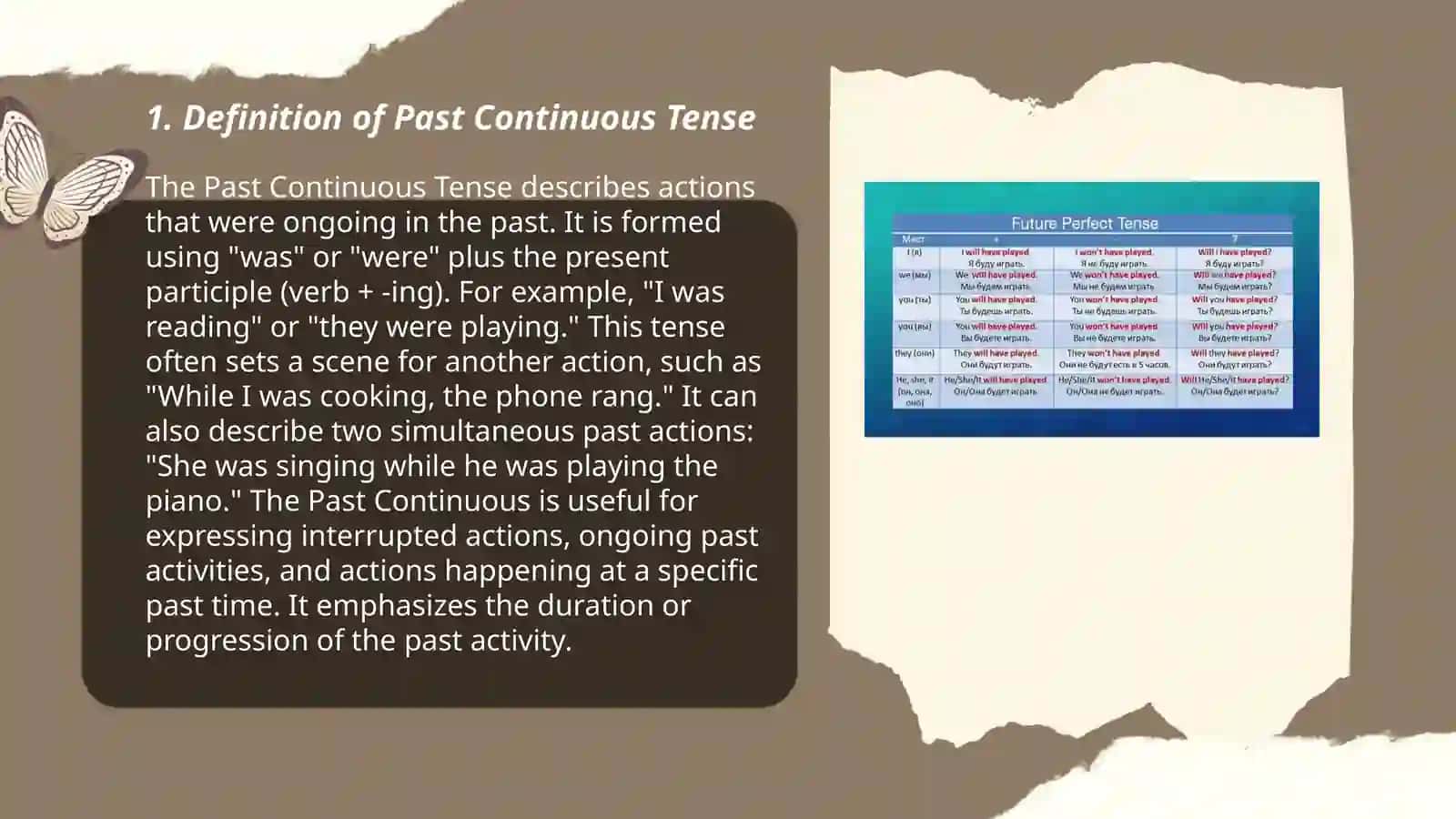 Past Continuous 3