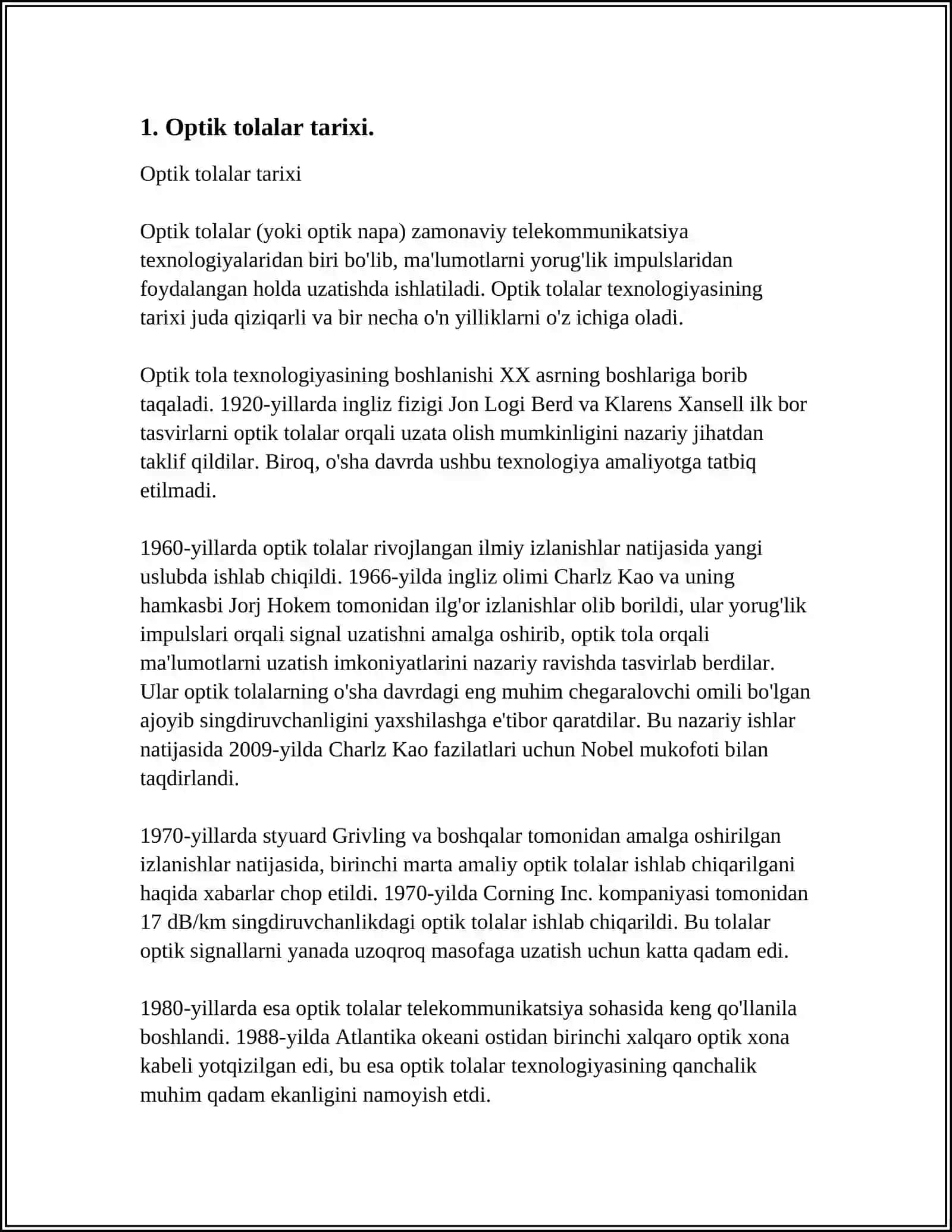 OPTIK TOLALAR VA ULARNING TIBBIYOTDA QO'LLANILISHI 3