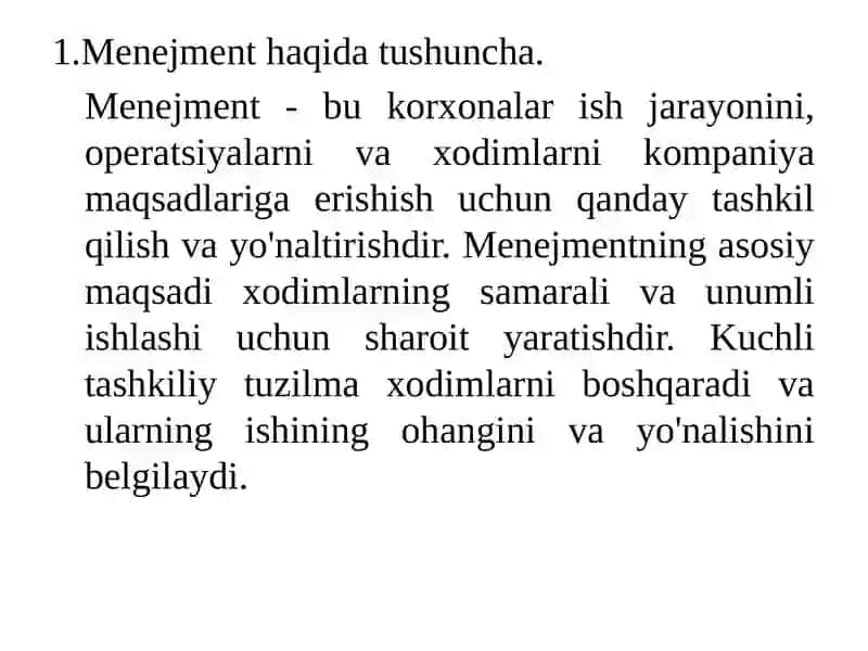 Menejmentgakirish 3