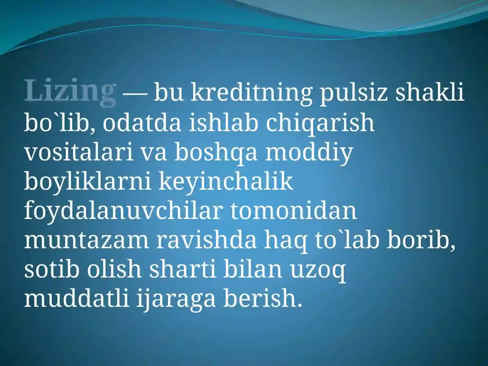Tijorat banklarining lizing operatsiyalari 3