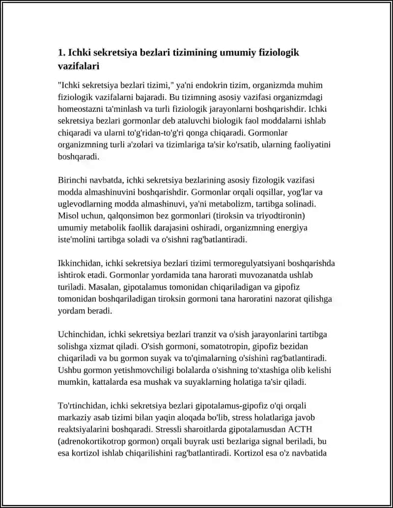 ICHKI SEKRETSIYA BEZLARI FIZIOLOGIYASI 3
