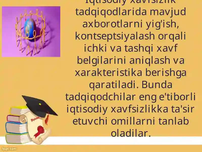 IQTISODIY XAVFSIZLIK OMILLARI 3