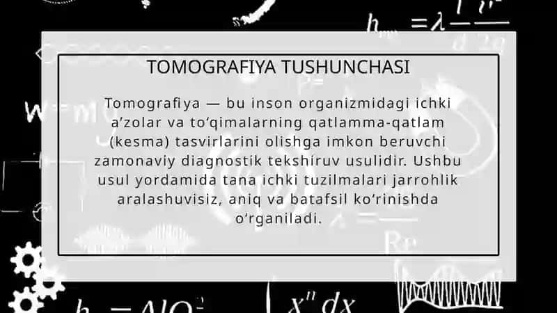 TIBBIY TOMOGRAFIYA APPARATLARINING ISHLASH PRINSIPI 3