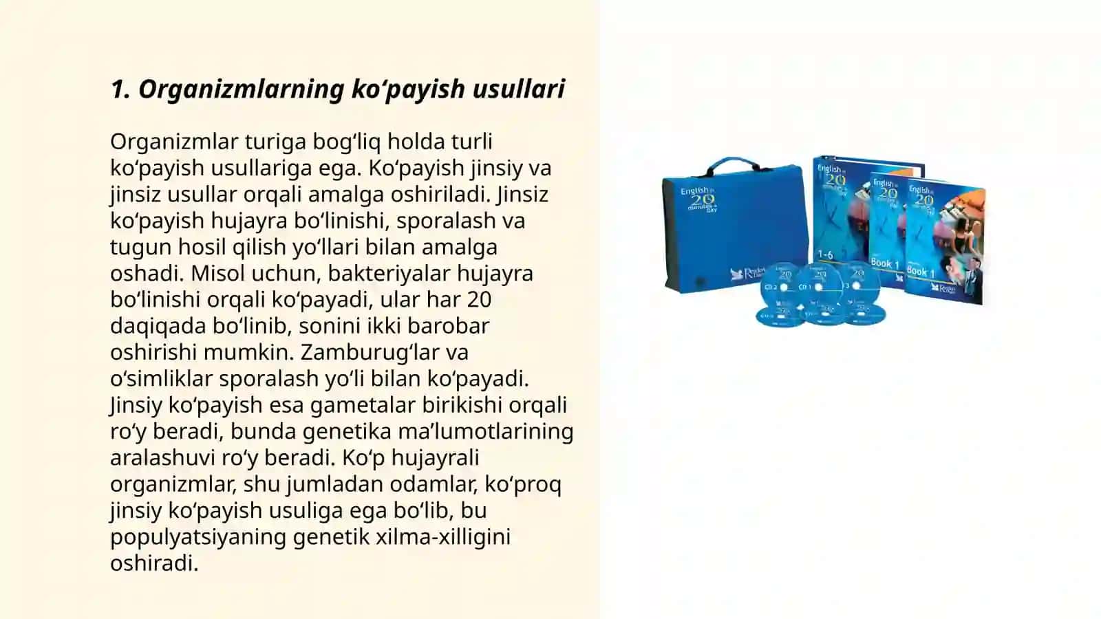 Organizmlarning koʻpayishi 3