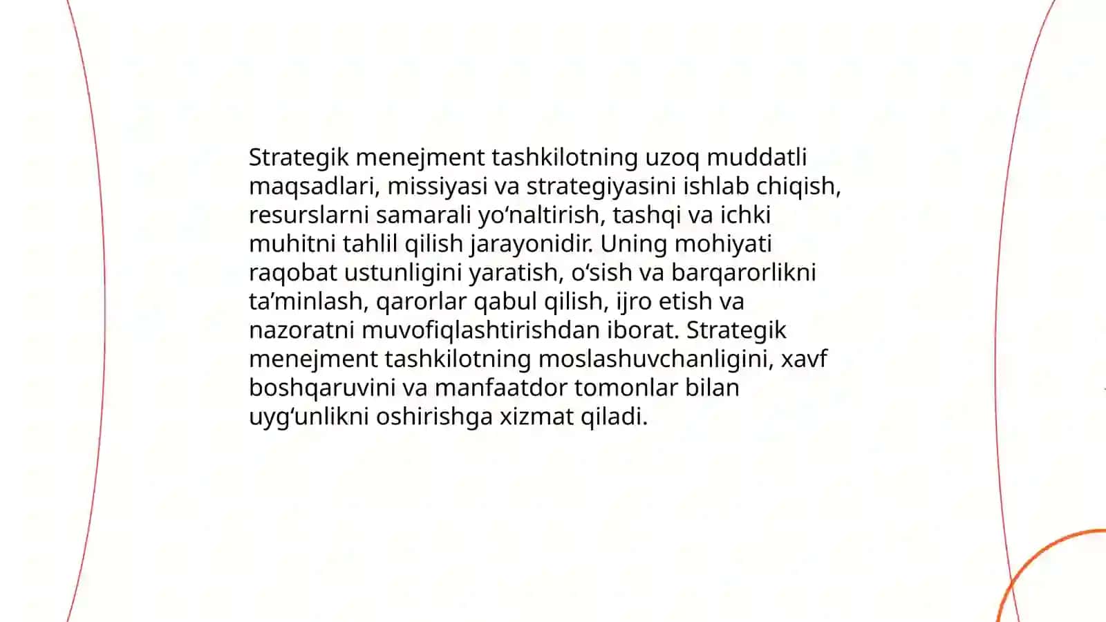 Strategik menejmentning mohiyati 3