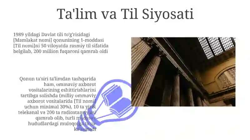 Ta'lim va Til Siyosati 3