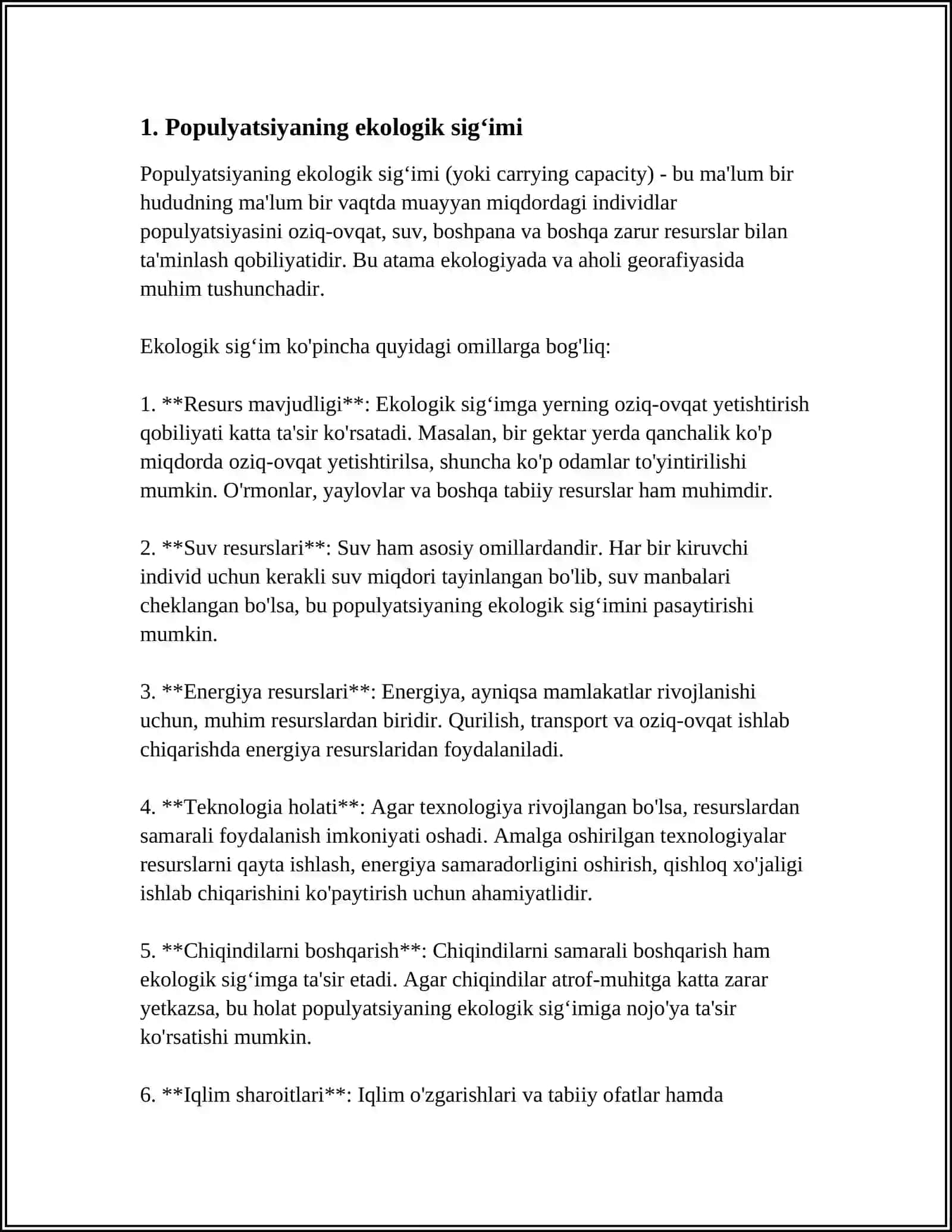 O`PKANING TIRIKLIK SIG`IMINI ANIQLASH 3
